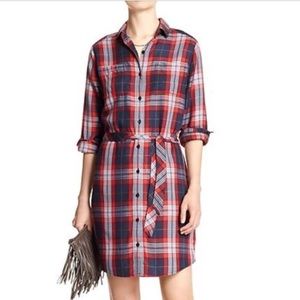 Banana Republic Plaid Dress